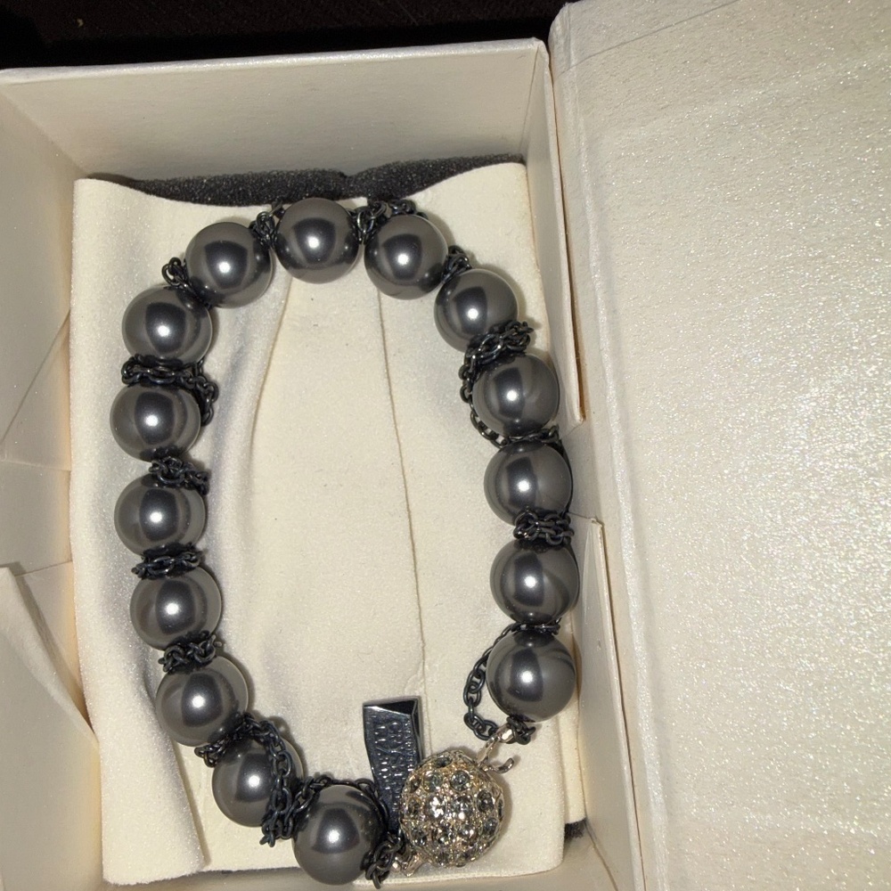 Swarovski liquid pearl bracelet